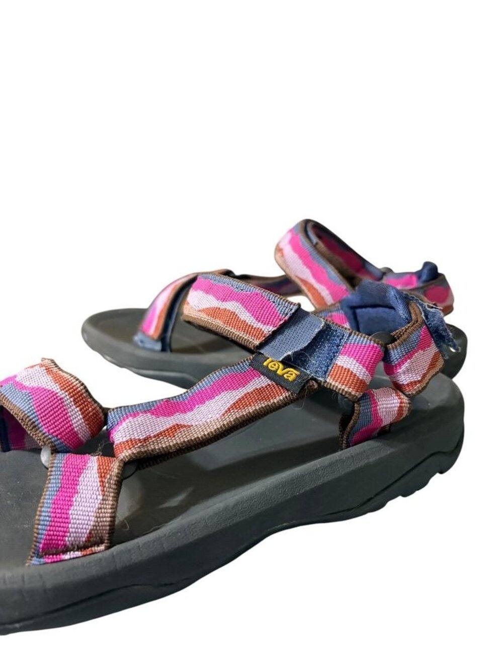 Teva Hurricane XLT3 Sandals 6 Women's Pink Navy Nylon Gorpcore Outdoor Water - Picture 3 of 7